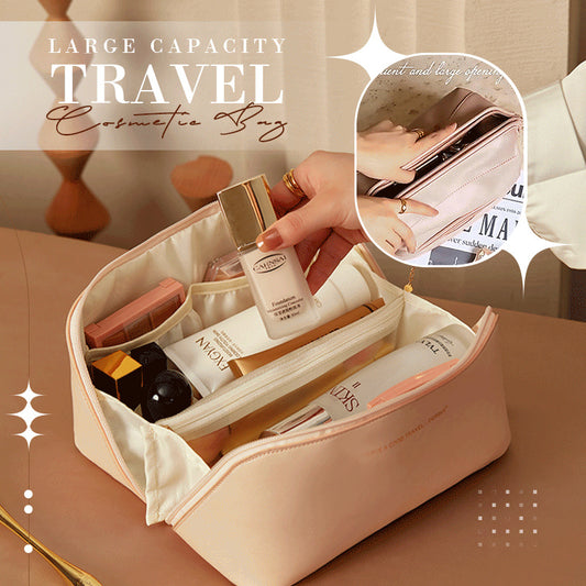 “TravelGlam Organizer – "Luxe Cosmetic & Toiletry Bag”