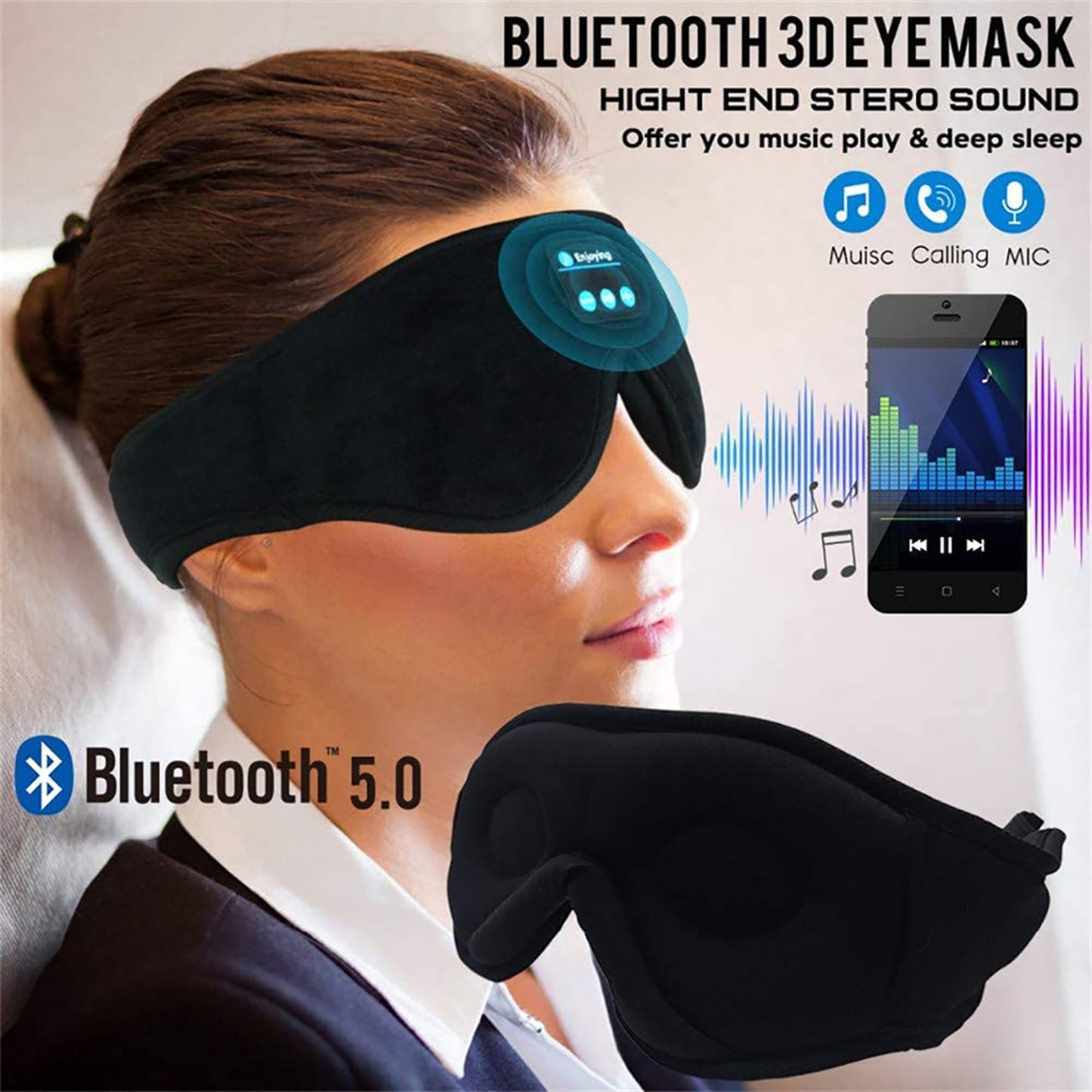 “DreamBeat Sleep Mask” – combines music and sleep vibe.
