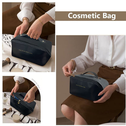 “TravelGlam Organizer – "Luxe Cosmetic & Toiletry Bag”