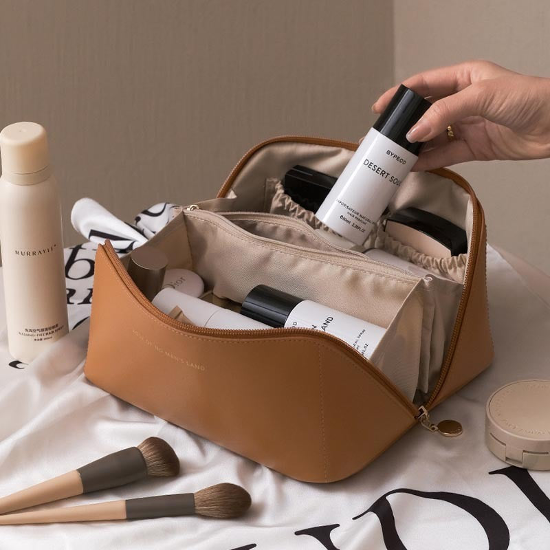 “TravelGlam Organizer – "Luxe Cosmetic & Toiletry Bag”
