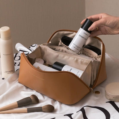 “TravelGlam Organizer – "Luxe Cosmetic & Toiletry Bag”