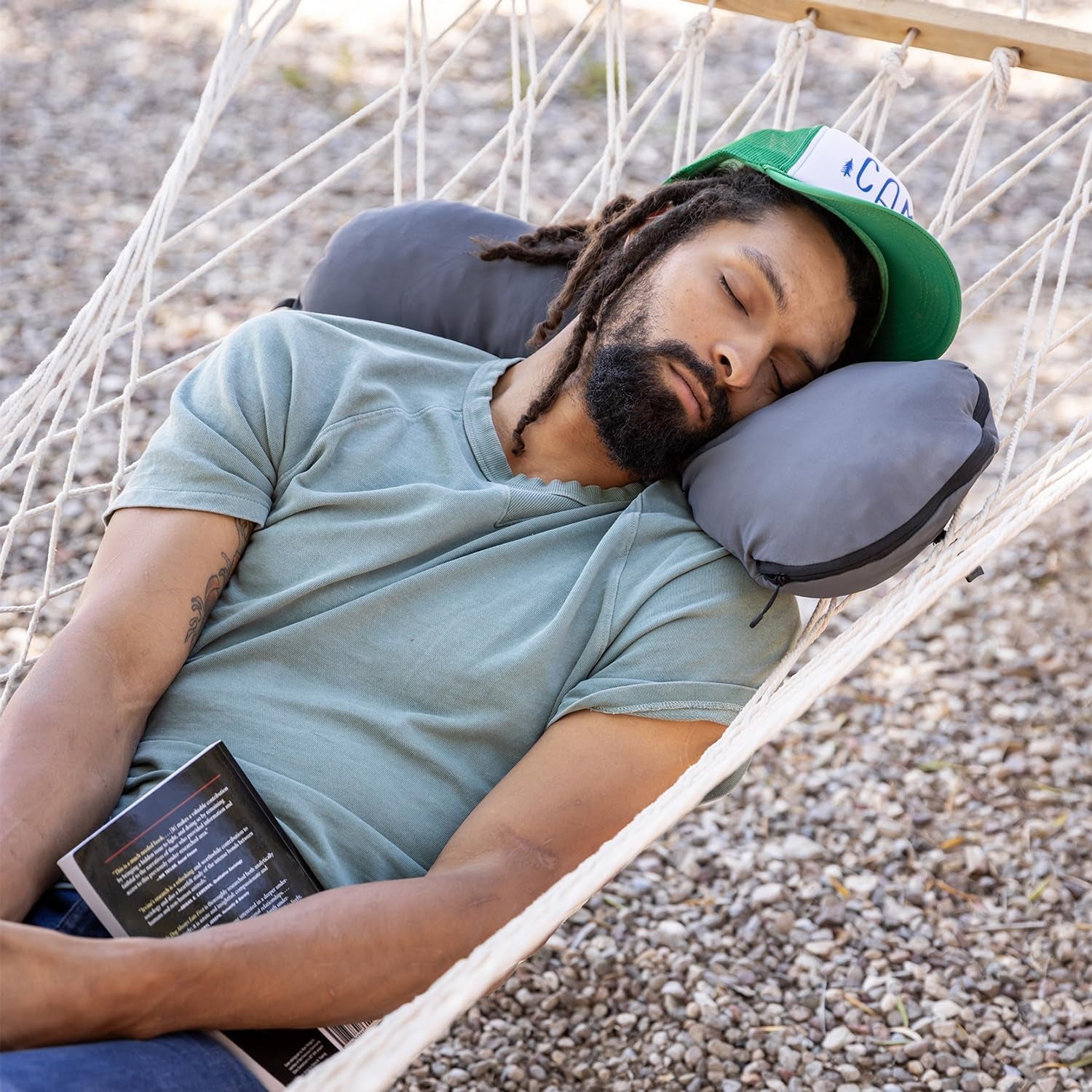 Pro Travel Pillow - 3-In-1 Neck, Body, and Small Travel Pillow - Portable and Compact Design - Memory Foam with Washable Cover - Ready for Adventure