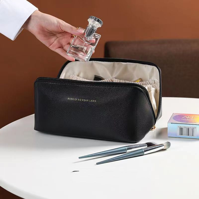 “TravelGlam Organizer – "Luxe Cosmetic & Toiletry Bag”